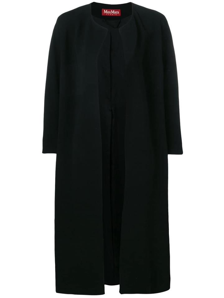 Max Mara Studio Nambo Overcoat - Black