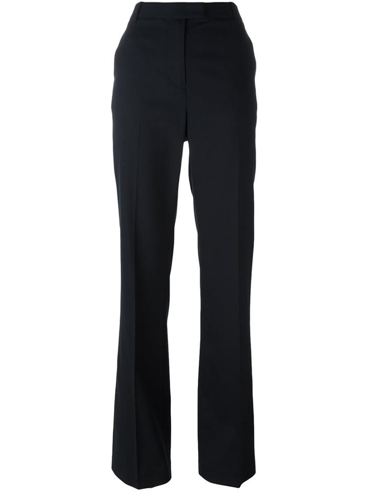 3.1 Phillip Lim Flared Tailored Trousers, Women's, Size: 6, Blue, Spandex/elastane/wool