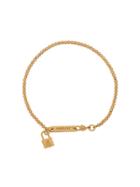 Ambush Padlock Charm Bracelet - Gold