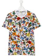 Kenzo Kids Sign Street T-shirt, Boy's, Size: 16 Yrs, White