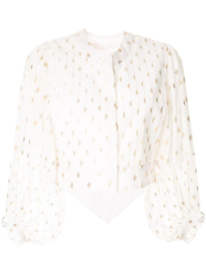 Bambah Disco Gold Jacket - White