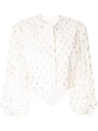 Bambah Disco Gold Jacket - White