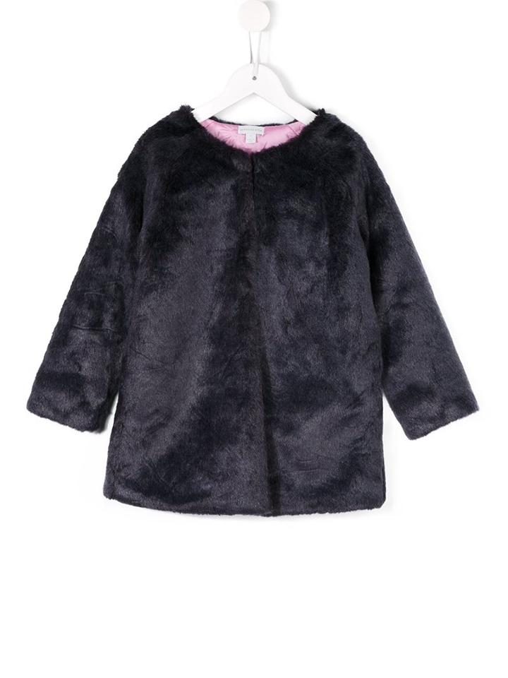 Missoni Kids Fur Effect Cape, Girl's, Size: 7 Yrs, Blue