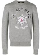 Billionaire Cashmere Crew Neck Jumper - Grey