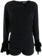 Tom Ford Fitted Playsuit - Black