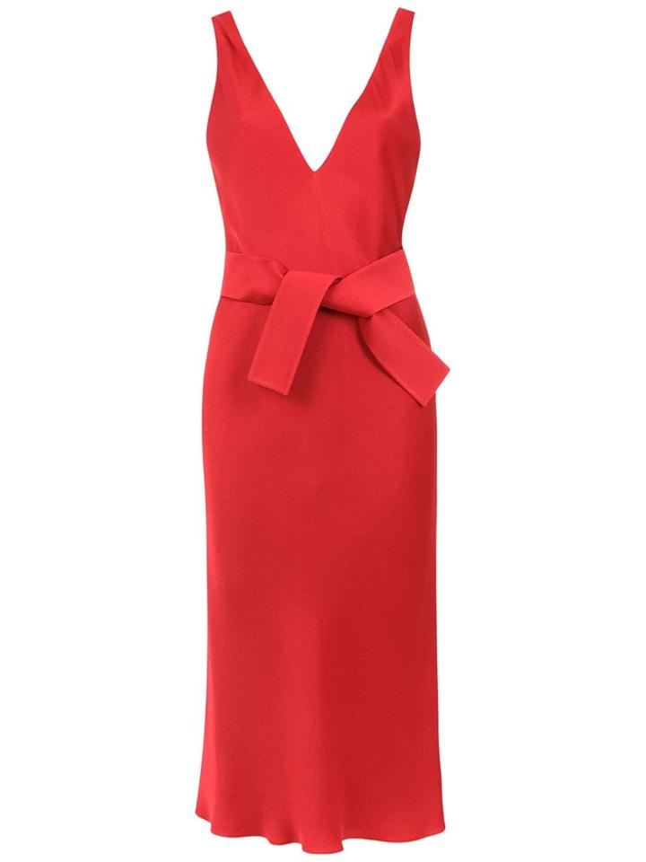 Gloria Coelho Midi Dress - Red