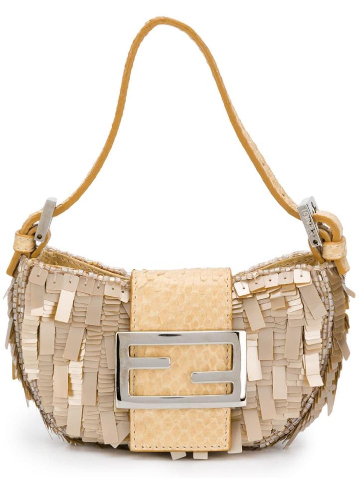 Fendi Vintage 2000's Baguette Bag - Neutrals