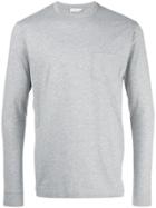 Sunspel Plain Sweatshirt - Grey