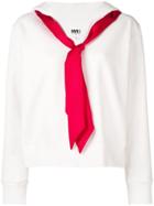 Mm6 Maison Margiela Sailor Hoodie - White