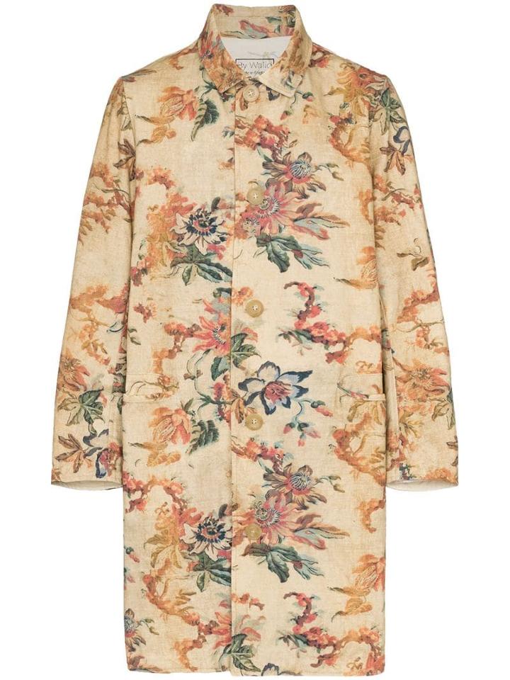By Walid Cedric Single-breasted Coat - 108 - Multicoloured