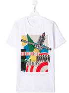 Stella Mccartney Kids Teen Rocket Print T-shirt - White