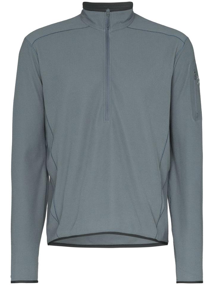 Arc'teryx Half Zip Delta Lt Jacket - Grey