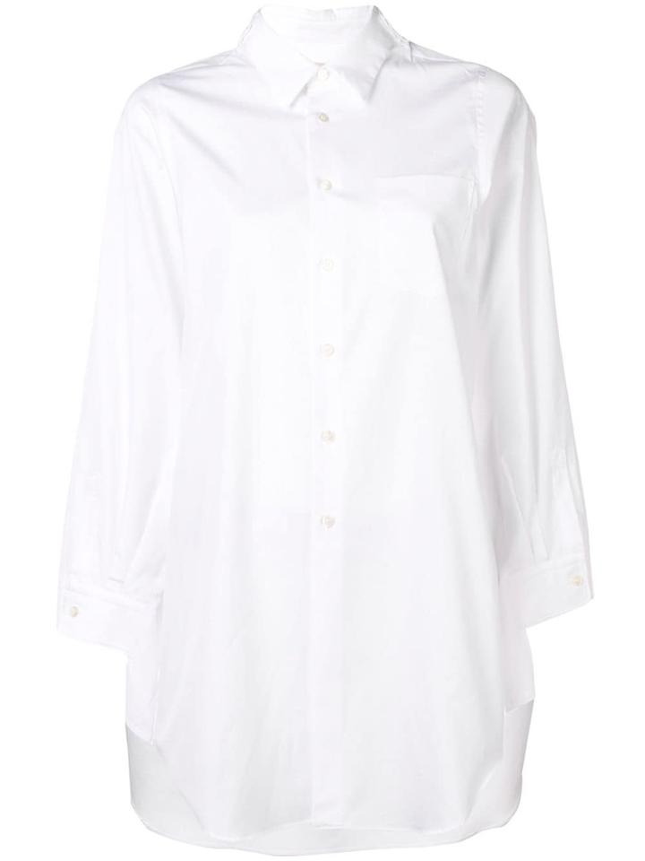 Comme Des Garçons Long Sleeve Button-up Blouse - White