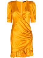 De La Vali Shanna Silk Dress - Orange