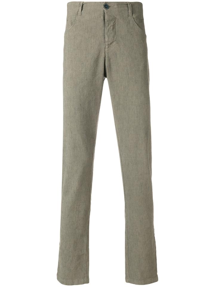 Transit Stretch Slim Trousers - Green