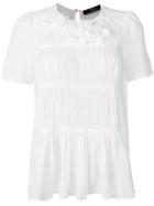 Steffen Schraut Ruched Blouse - White
