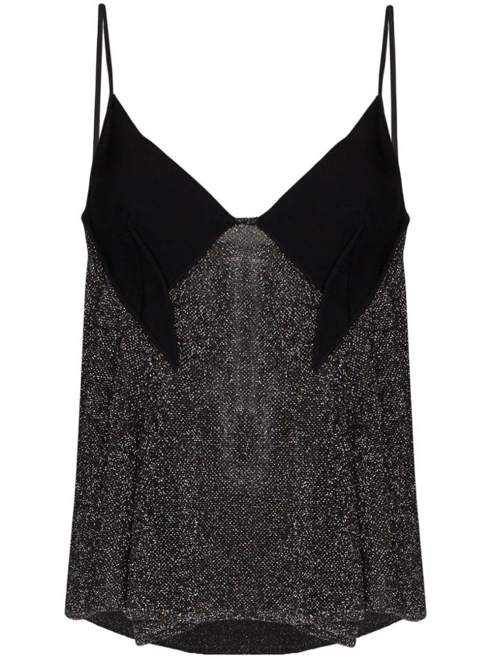 Roland Mouret Loredana Strappy Top - Black