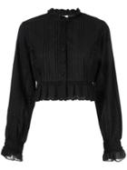 Sir. Celié Pleated Shirt - Black