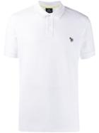 Ps Paul Smith Embroidered Logo Polo Shirt - White
