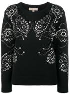 Michael Michael Kors Studded Detail Sweatshirt - Black