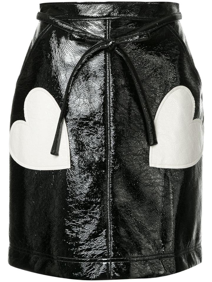 Alexa Chung Heart Skirt - Black