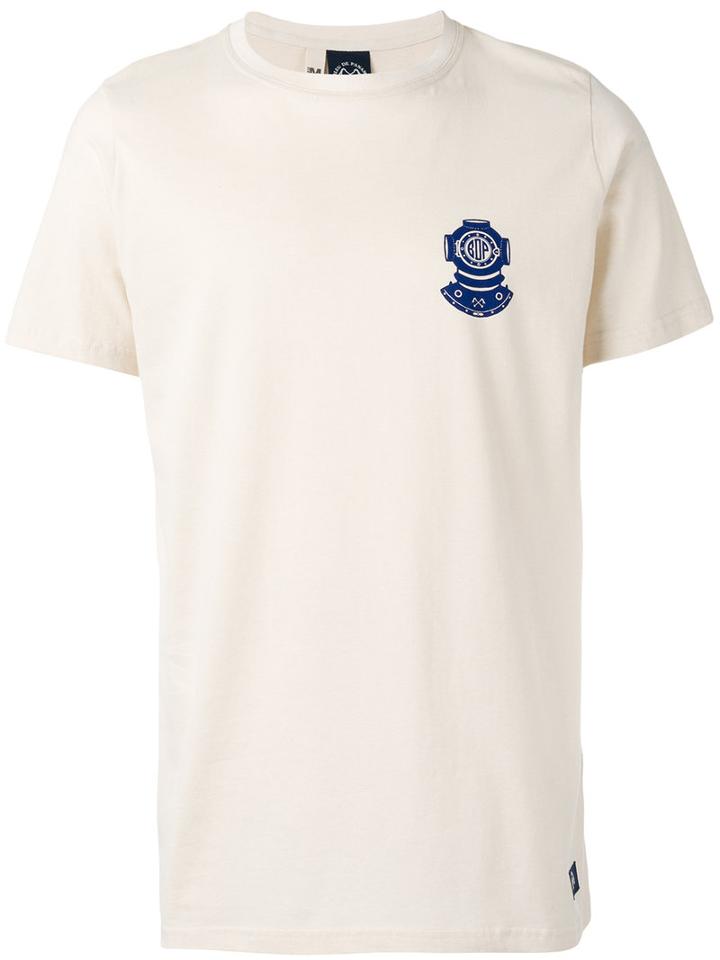 Bleu De Paname Diving Bell T-shirt, Men's, Size: Medium, White, Cotton