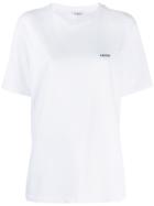 Adish Logo Printed T-shirt - White