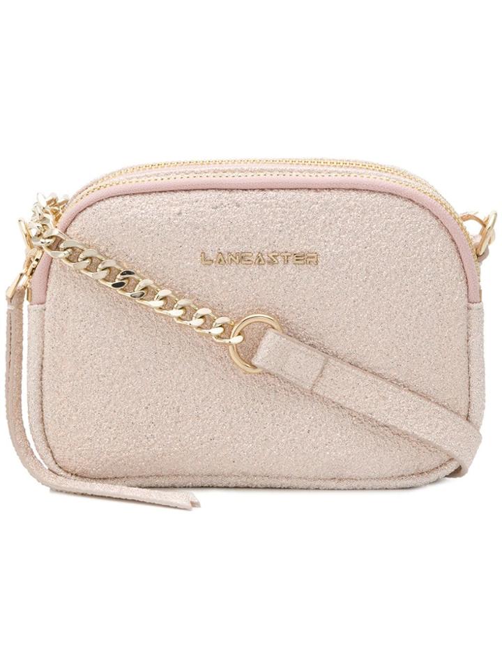 Lancaster Glittery Cross Body Bag - Pink