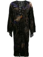 Etro Paisley Jacquard Cape - Black