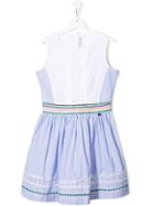 Simonetta Appliqué Detail Dress - White