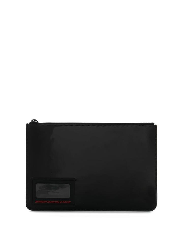 Maison Margiela Stitch Logo Patch Clutch - Black