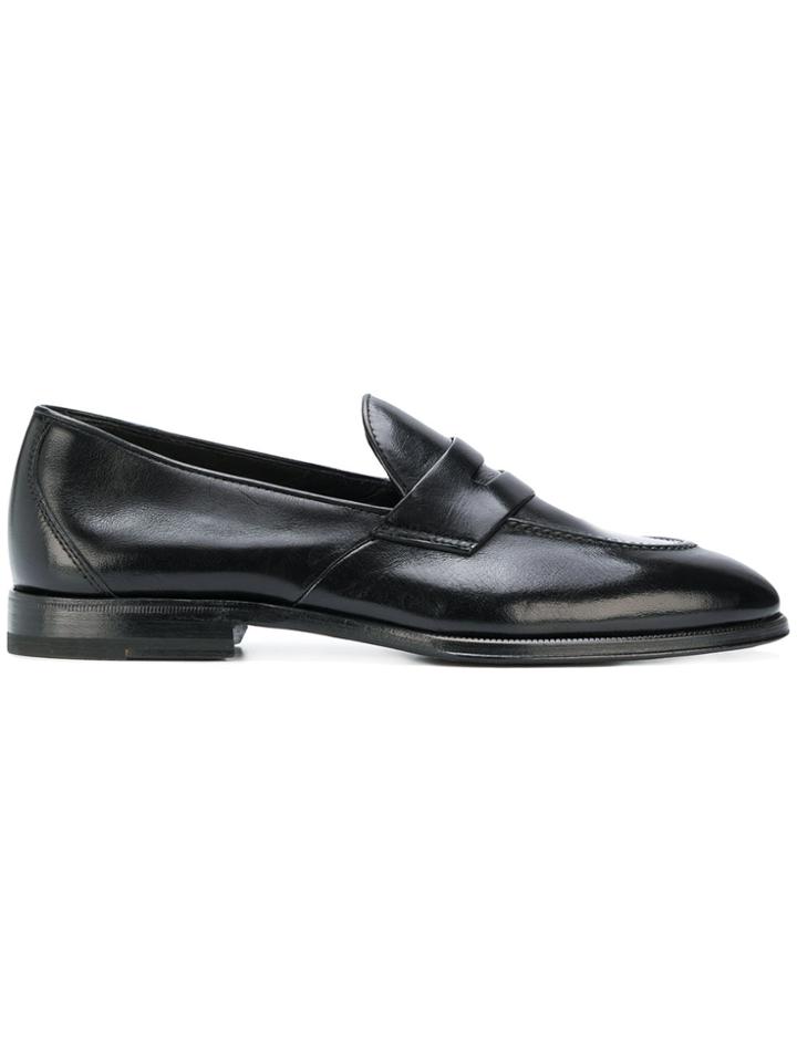 Henderson Baracco Classic Slip-on Loafers - Black