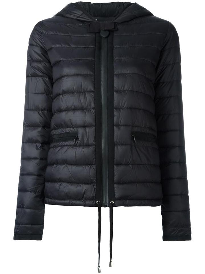 Twin-set Hooded Padded Jacket, Women's, Size: 46, Black, Polyamide/polyester