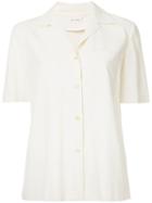 Ms Min - Short-sleeve Shirt - Women - Spandex/elastane/viscose - 4, Nude/neutrals, Spandex/elastane/viscose