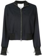 3.1 Phillip Lim Pinstripe Track Jacket - Blue