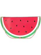 Thom Browne Rwb Chain Leather Watermelon Bag - Red
