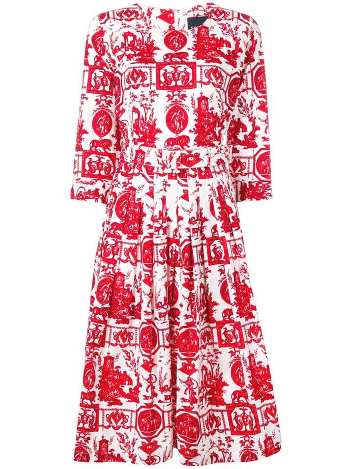 Samantha Sung Florance Dress - Red