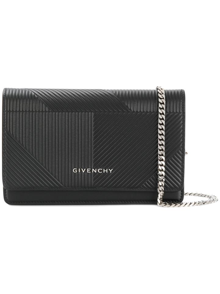 Givenchy Logo Shoulder Bag - Black