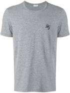 Dolce & Gabbana Logo Embroidered T-shirt - Grey