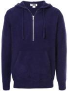H Beauty & Youth Textured Hoodie - Pink & Purple