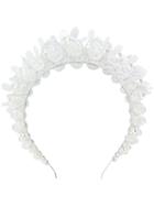 Simone Rocha Floral Headband - White