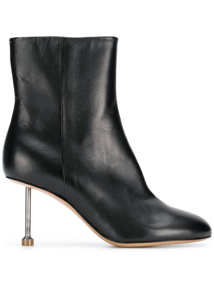Maison Margiela Screw Heel Boots - Black