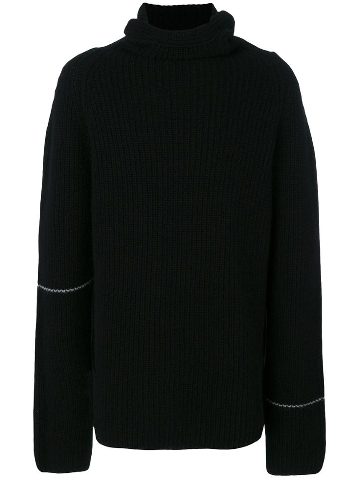 Chalayan Split Scarf Sweater - Grey