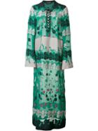 Yigal Azrouel Daisy Caftan, Women's, Size: 2, Green, Polyester/viscose