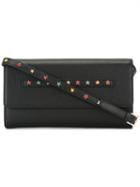 Red Valentino Studded Stars Shoulder Bag, Women's, Black, Leather
