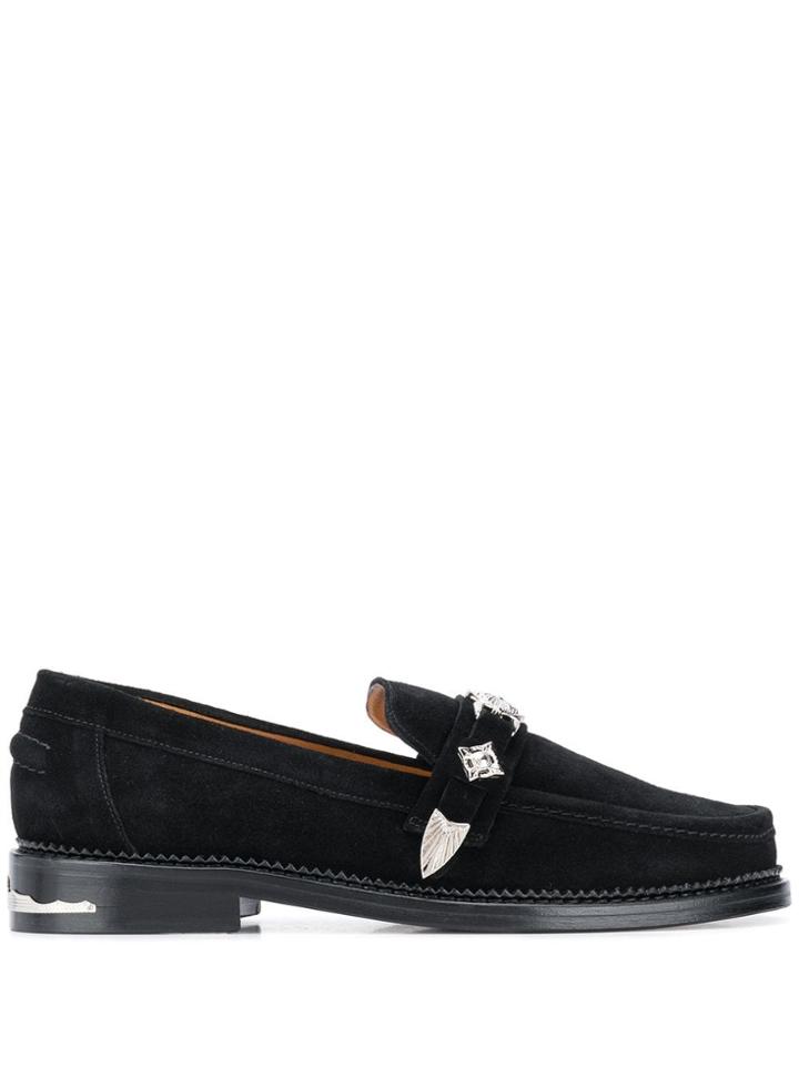 Toga Virilis Western Strap Loafers - Black