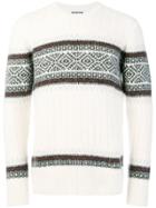 Woolrich Intarsia-knit Jumper - White