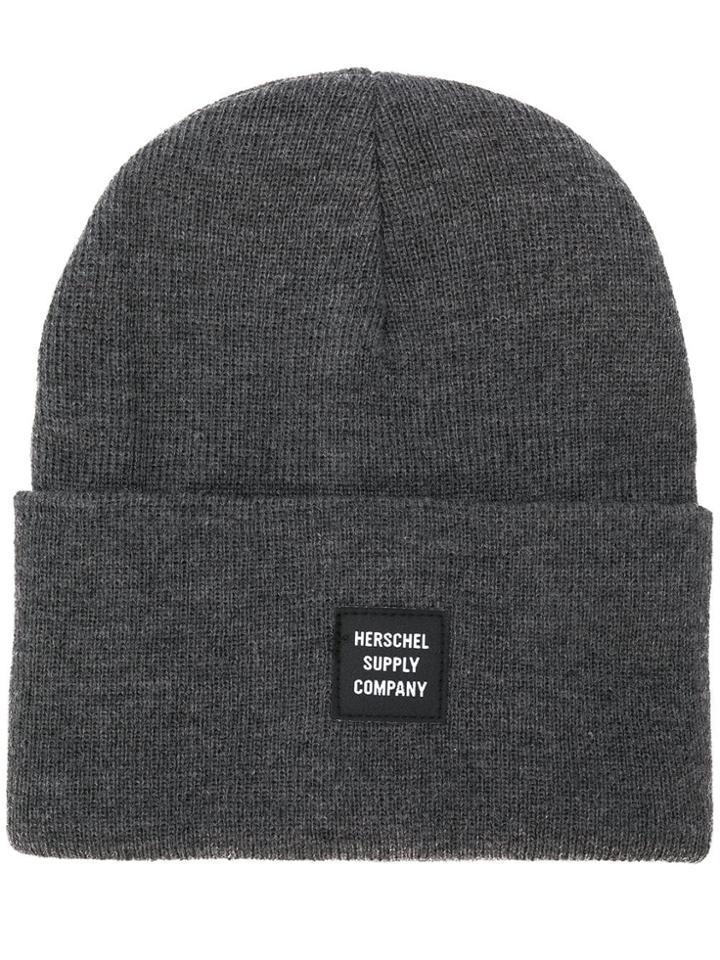Herschel Supply Co. Rolled Beanie - Grey