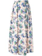 Msgm Floral Maxi Skirt - Multicolour