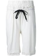 First Aid To The Injured - Haemin Shorts - Women - Cotton - 4, Women's, White, Cotton